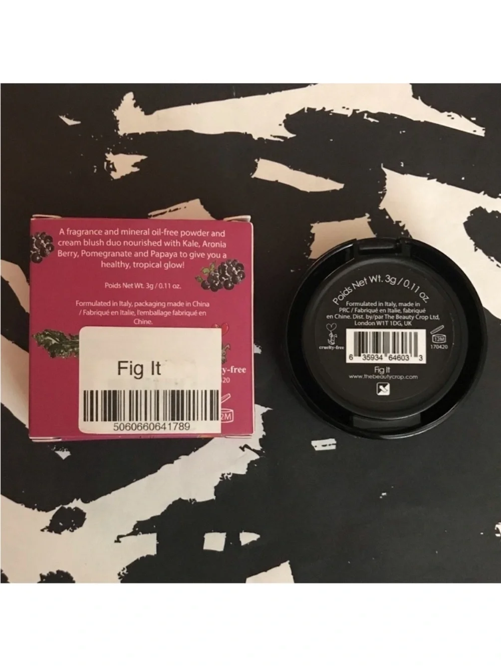 The Beauty Crop Blush Duo Compact Bundle in Pink Lady & Fig It, 2 x 0.11 oz/ 3 g